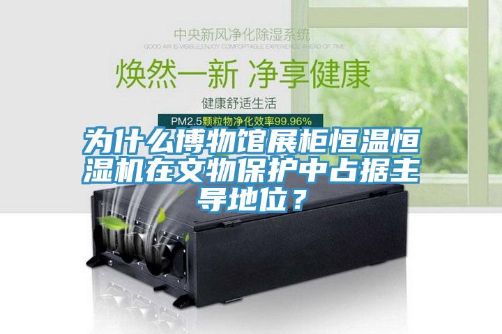 為什么博物館展柜恒溫恒濕機(jī)在文物保護(hù)中占據(jù)主導(dǎo)地位？