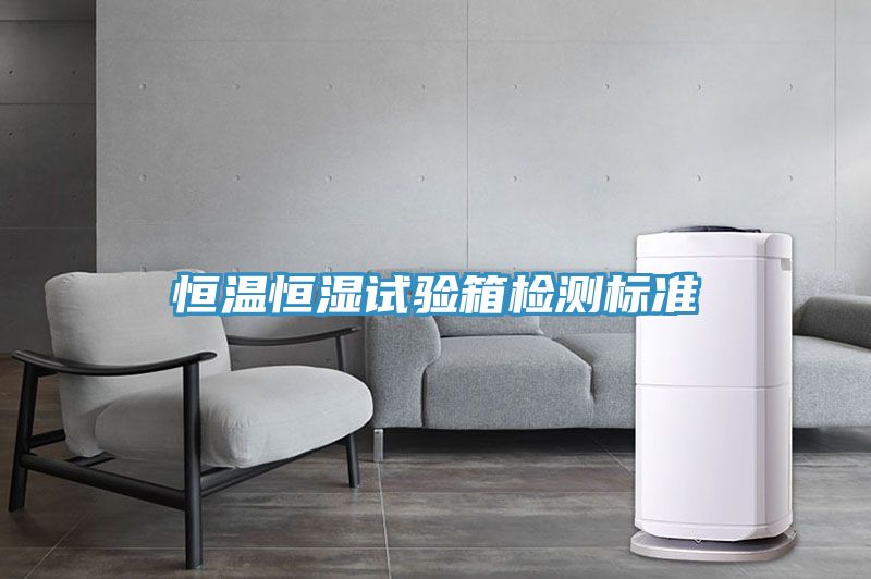 恒溫恒濕試驗箱檢測標(biāo)準