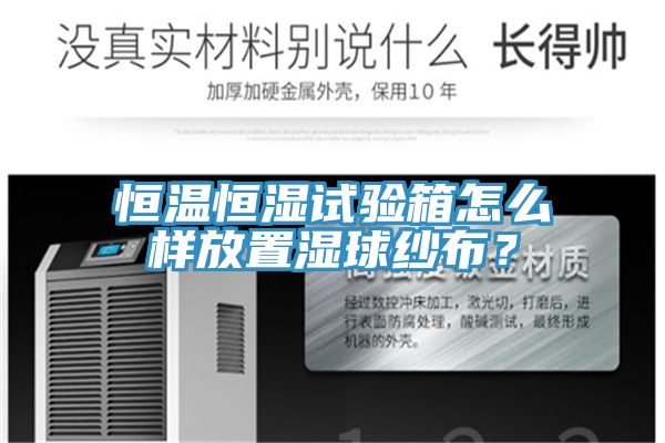 恒溫恒濕試驗箱怎么樣放置濕球紗布？